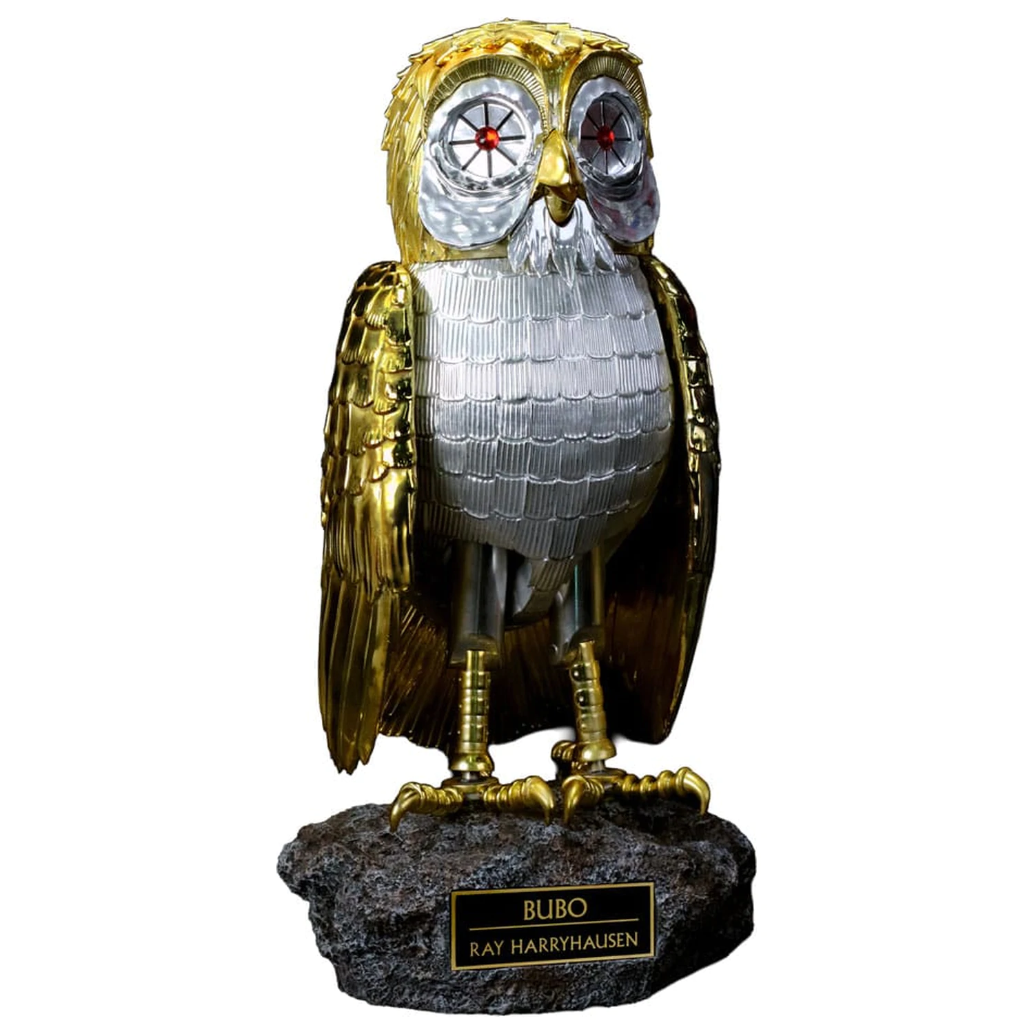 Clash of the Titans Statue Ray Harryhausens Bubo Gold Patina Edition Deluxe Ver. 34 cm fotografii produktu