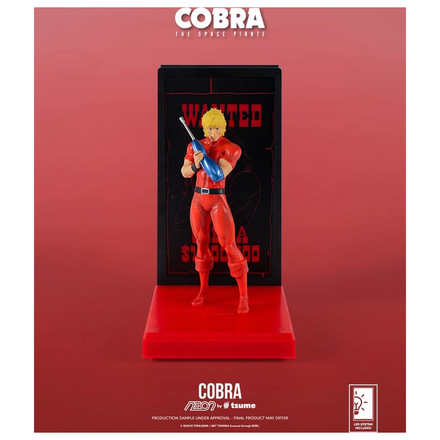 Cobra Neon Figurka 1/9 Cobra The Space Pirate 20 cm fotografii produktu
