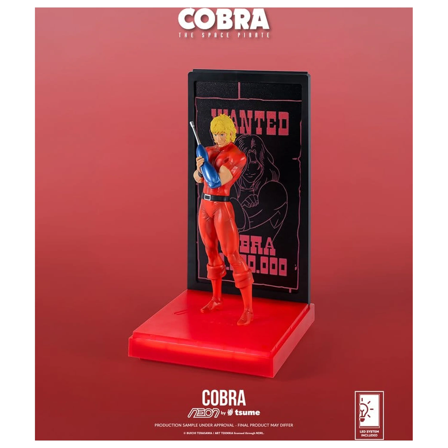 Cobra Neon Figurka 1/9 Cobra The Space Pirate 20 cm fotografii produktu