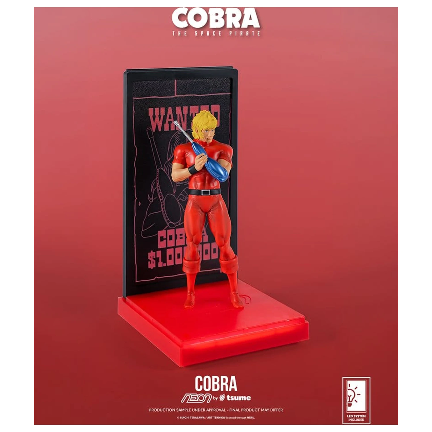 Cobra Neon Figurka 1/9 Cobra The Space Pirate 20 cm fotografii produktu
