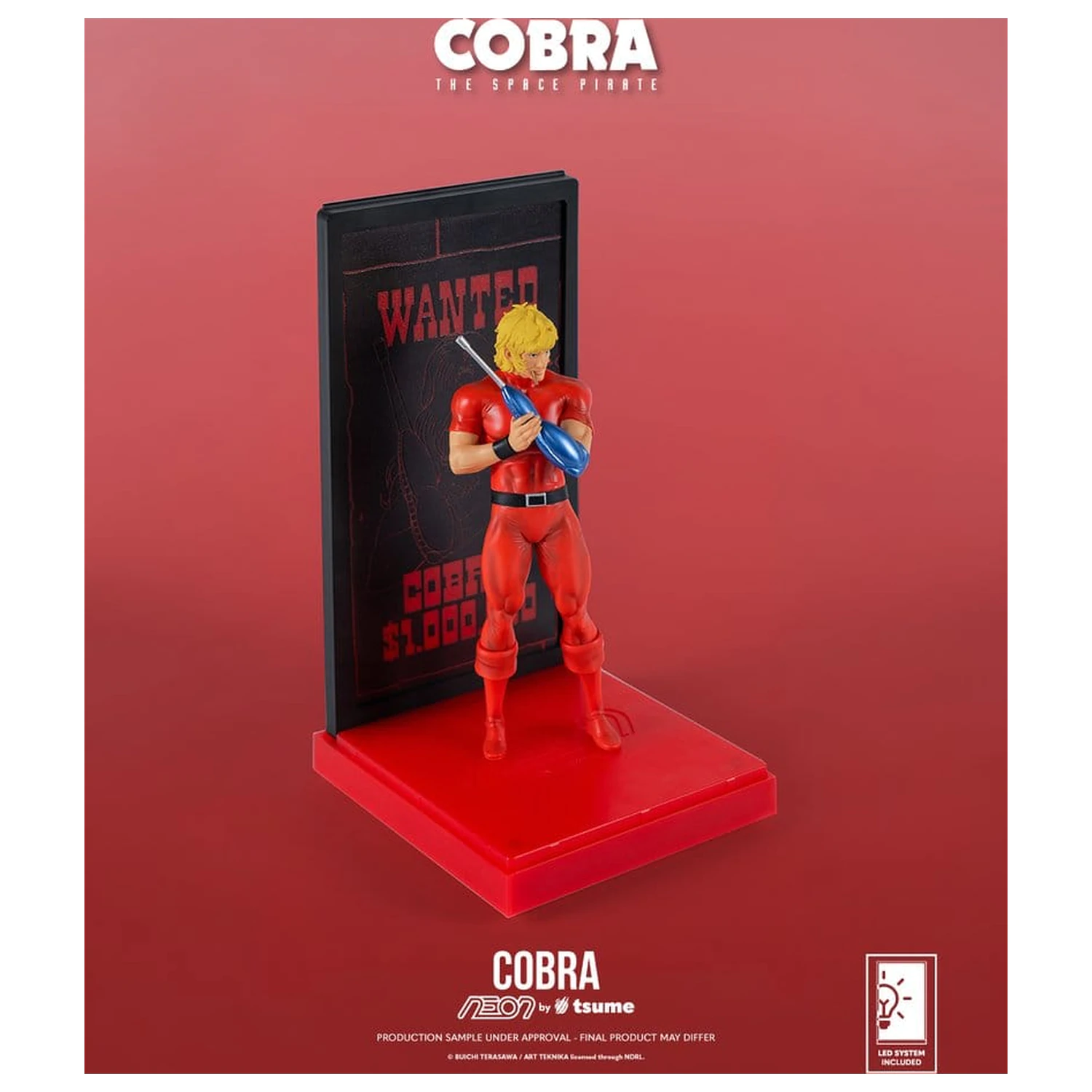 Cobra Neon Figurka 1/9 Cobra The Space Pirate 20 cm fotografii produktu