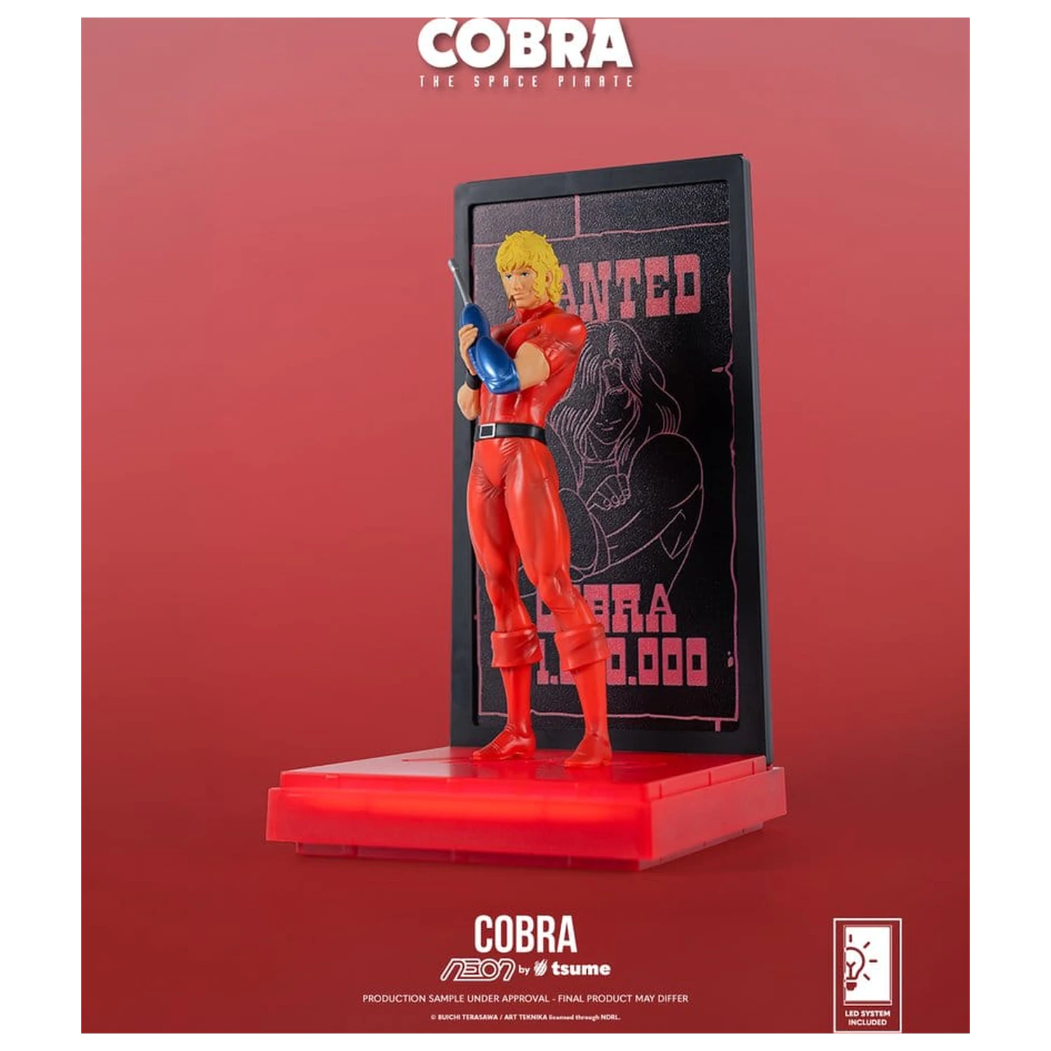 Cobra Neon Figurka 1/9 Cobra The Space Pirate 20 cm fotografii produktu