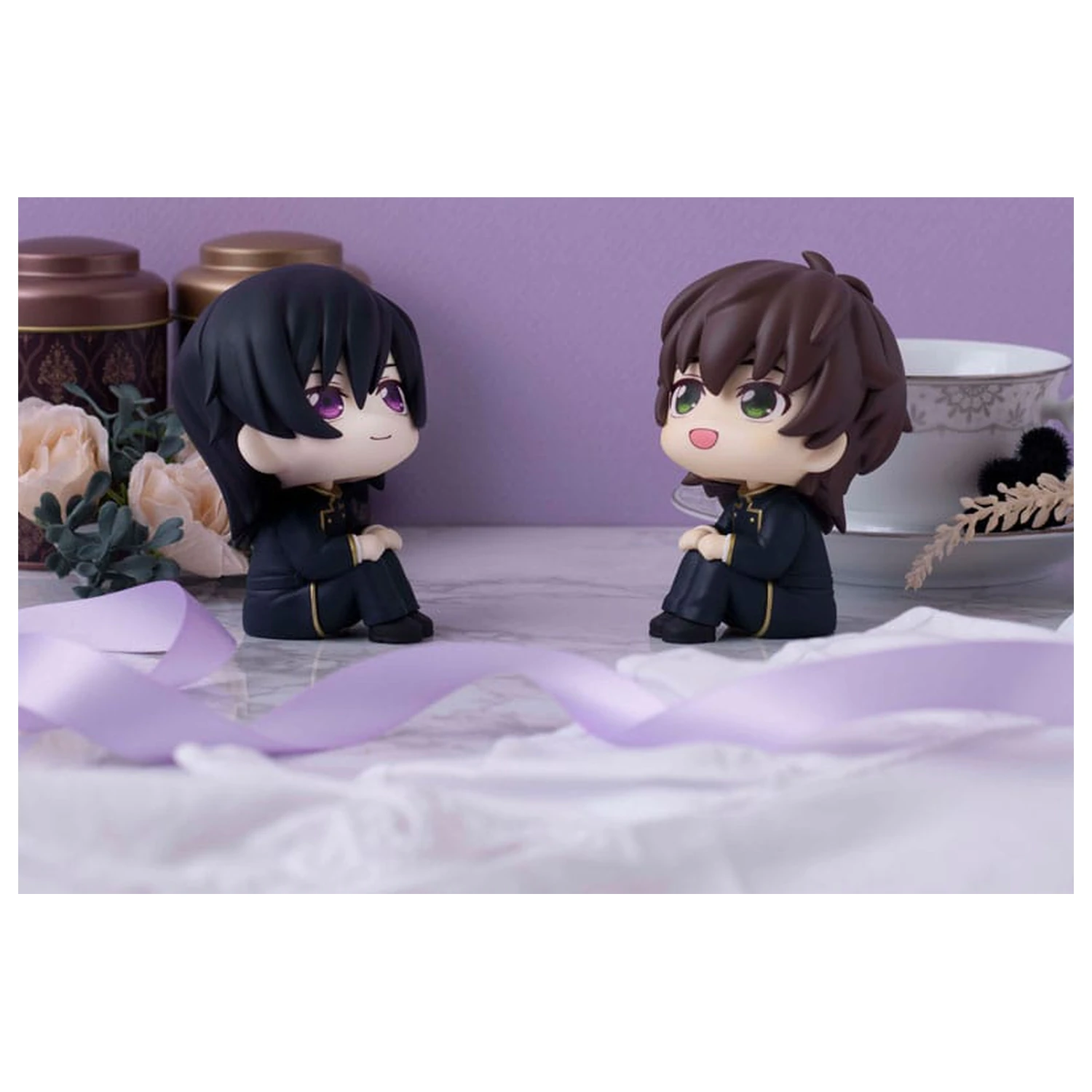 Code Geass Lelouch of the Rebellion Look Up PVC sošky Lelouch Lamperouge & Suzaku Kururugi sada (s dárkem) 11 cm fotografii produktu