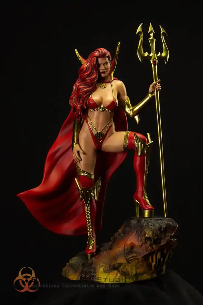 Coffin Comics socha 1/5 Lady Satanus 43 cm fotografii produktu