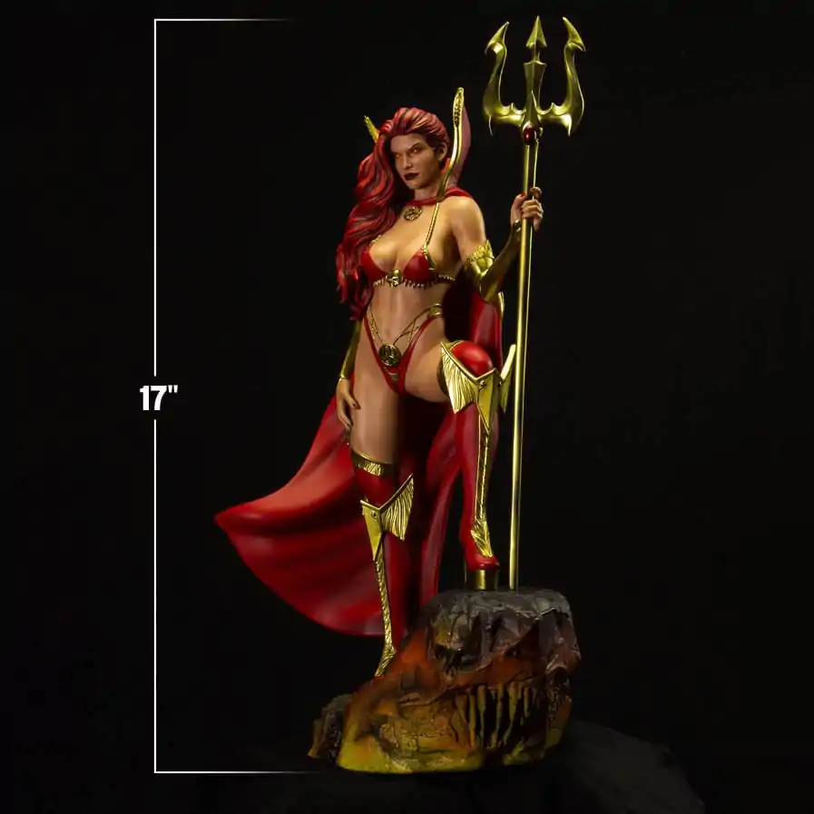 Coffin Comics socha 1/5 Lady Satanus 43 cm fotografii produktu