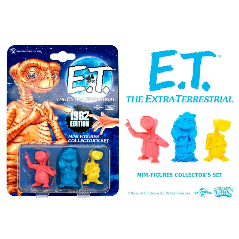 E.T. the Extra-Terrestrial Sběratelská Sada Mini Figurky Trojbalení Edice 1982 5 cm fotografii produktu