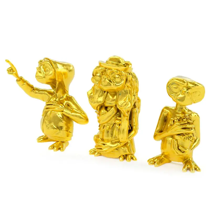 E.T. the Extra-Terrestrial Sběratelská sada mini figurek 3 kusy Zlatá edice 5 cm fotografii produktu