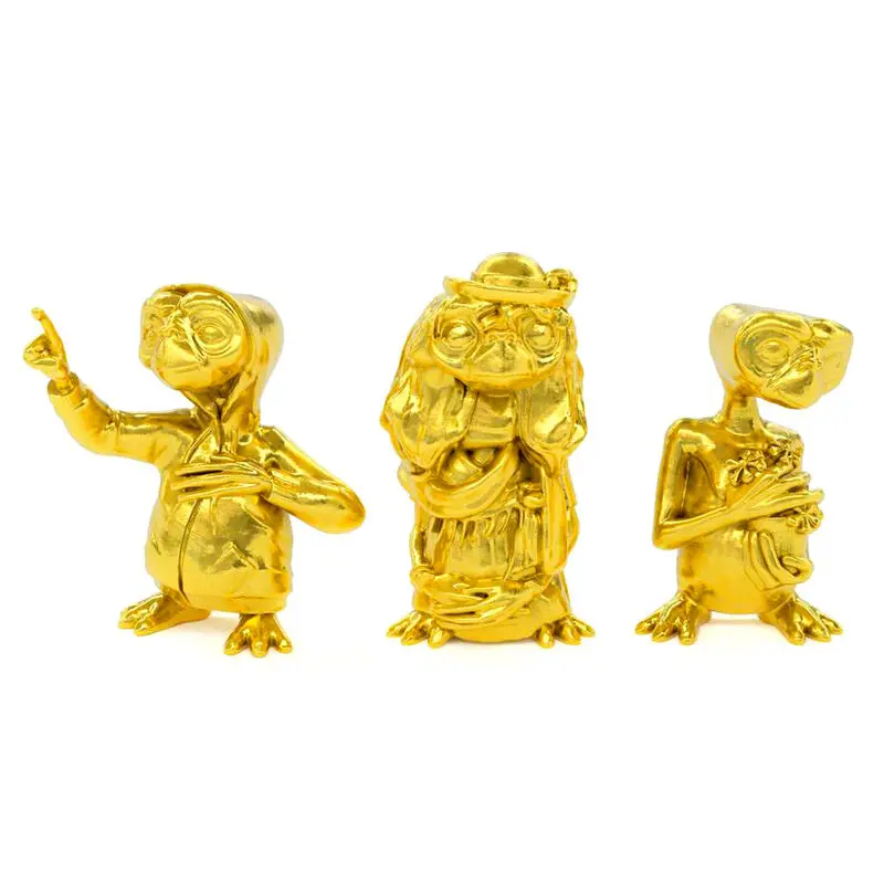E.T. the Extra-Terrestrial Sběratelská sada mini figurek 3 kusy Zlatá edice 5 cm fotografii produktu