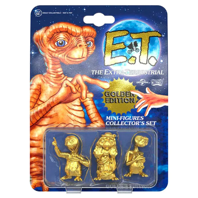 E.T. the Extra-Terrestrial Sběratelská sada mini figurek 3 kusy Zlatá edice 5 cm fotografii produktu