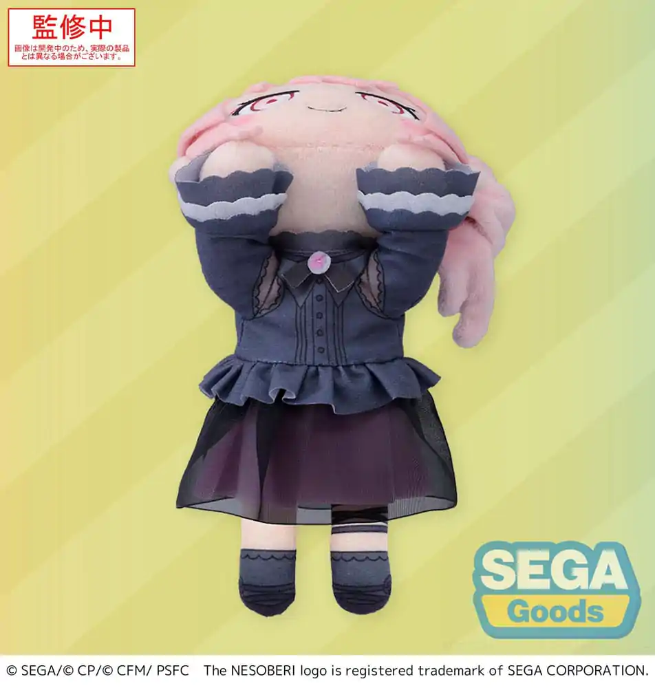 COLORFUL STAGE! The Movie: A Miku Who Can't Sing Nesoberi Lay-Down plyšová figurka Akiyama Mizuki 16 cm fotografii produktu