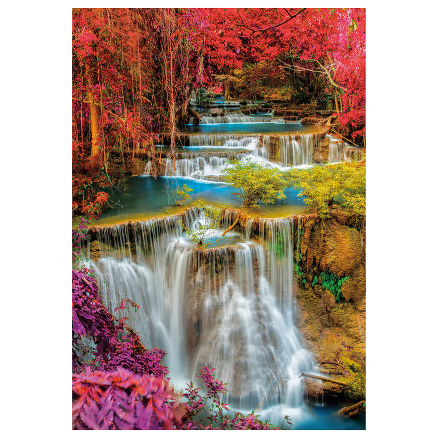 Colorful Thai Falls skládačka 1000 ks fotografii produktu
