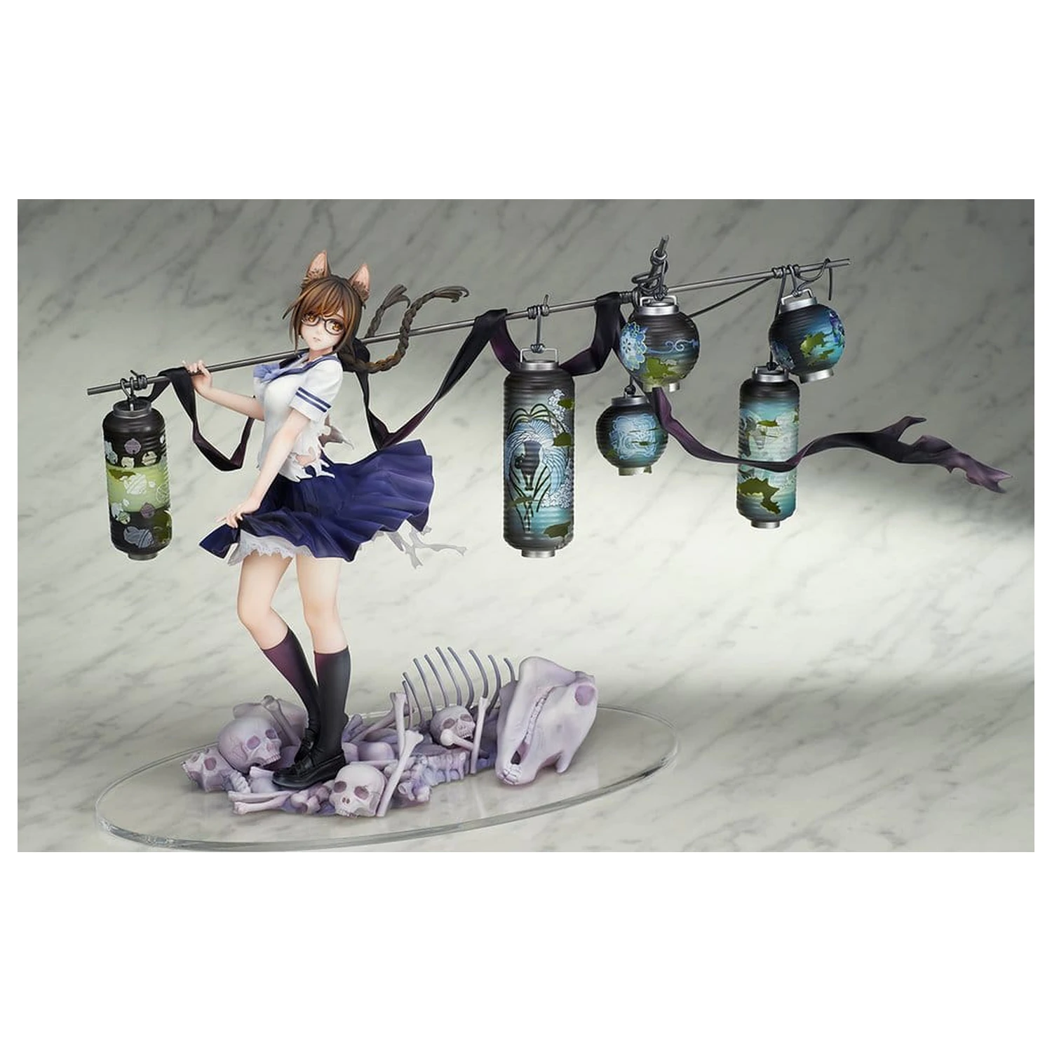 Comics Bakemonogatari PVC figurka 1/7 Tsubasa Hanekawa 26 cm fotografii produktu