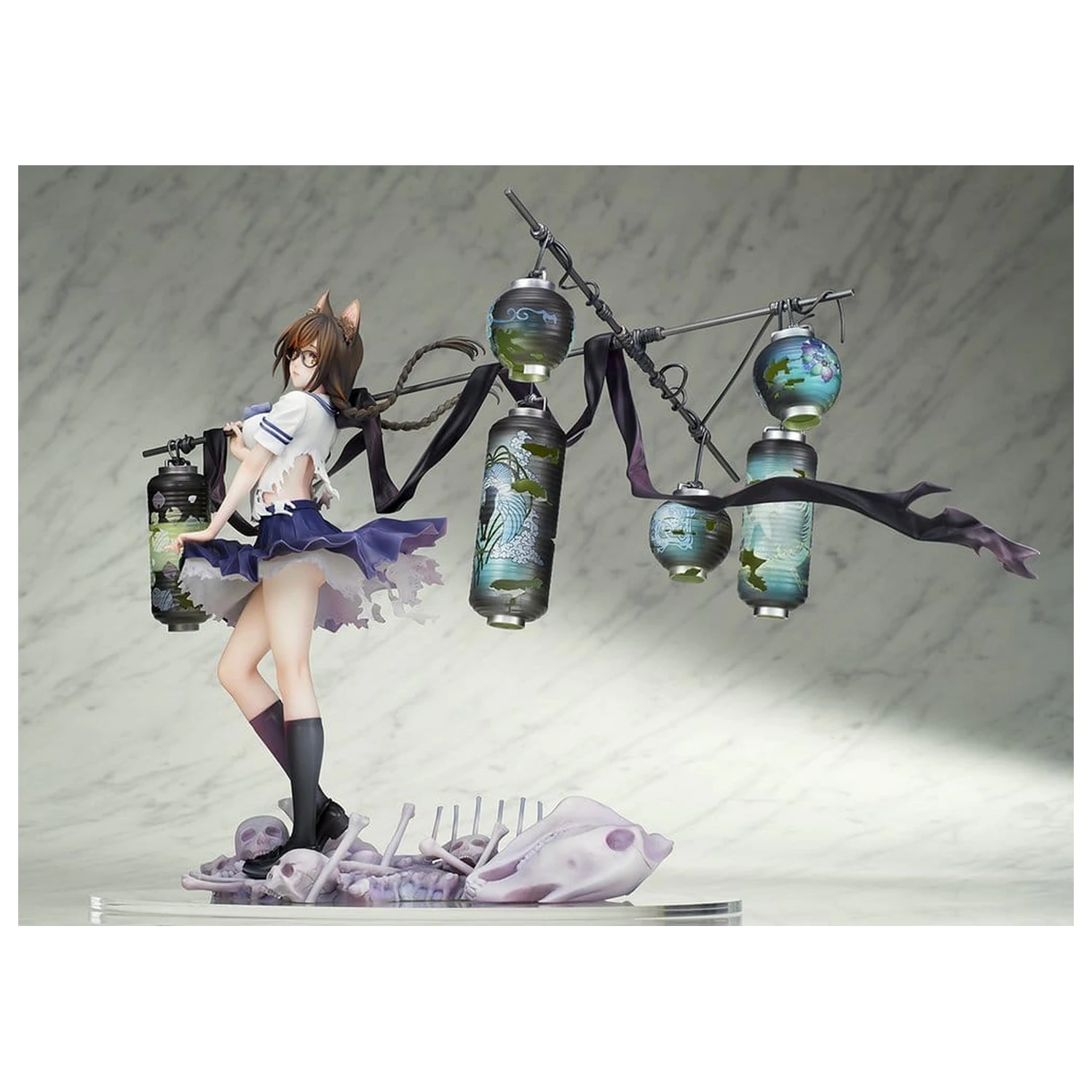 Comics Bakemonogatari PVC figurka 1/7 Tsubasa Hanekawa 26 cm fotografii produktu