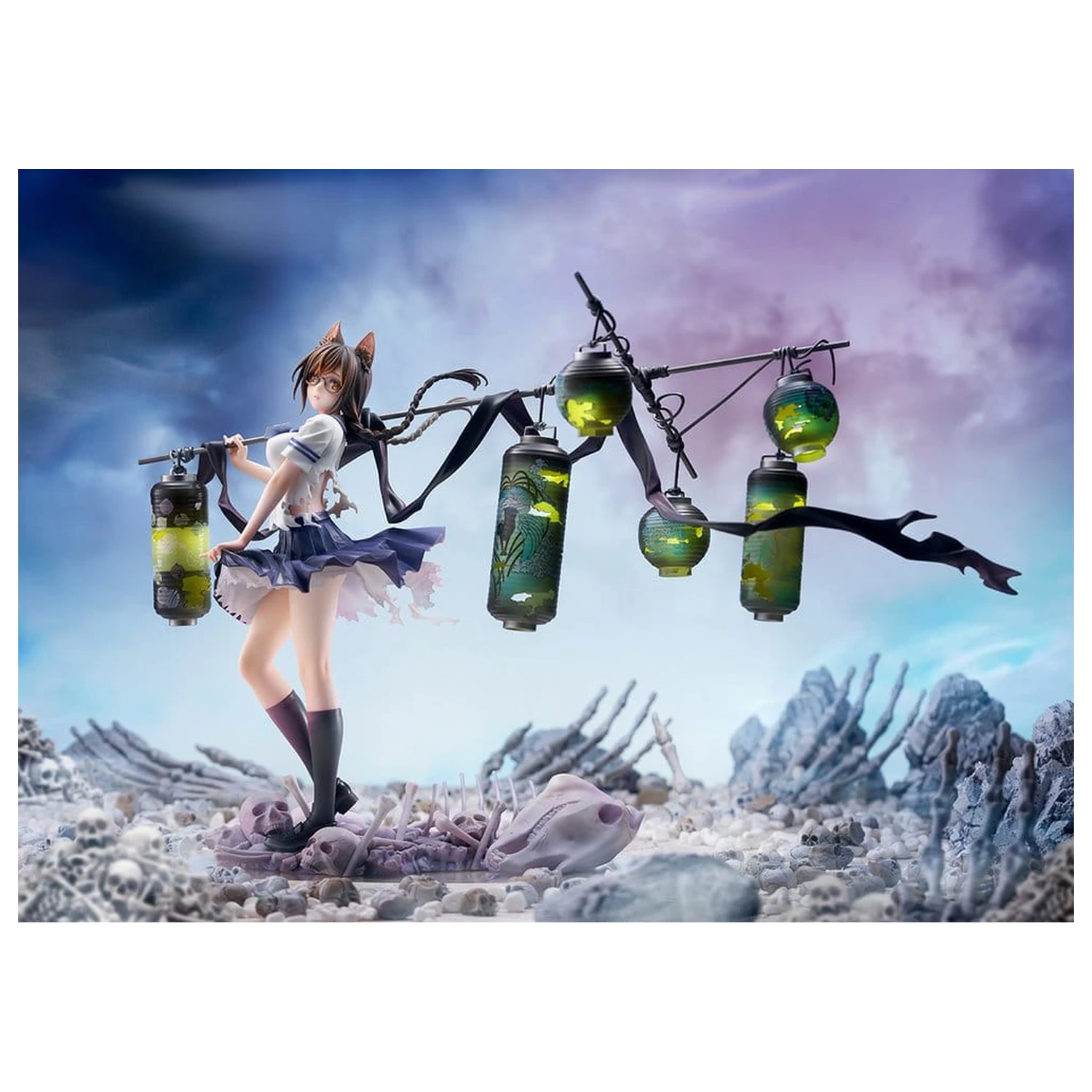 Comics Bakemonogatari PVC figurka 1/7 Tsubasa Hanekawa 26 cm fotografii produktu