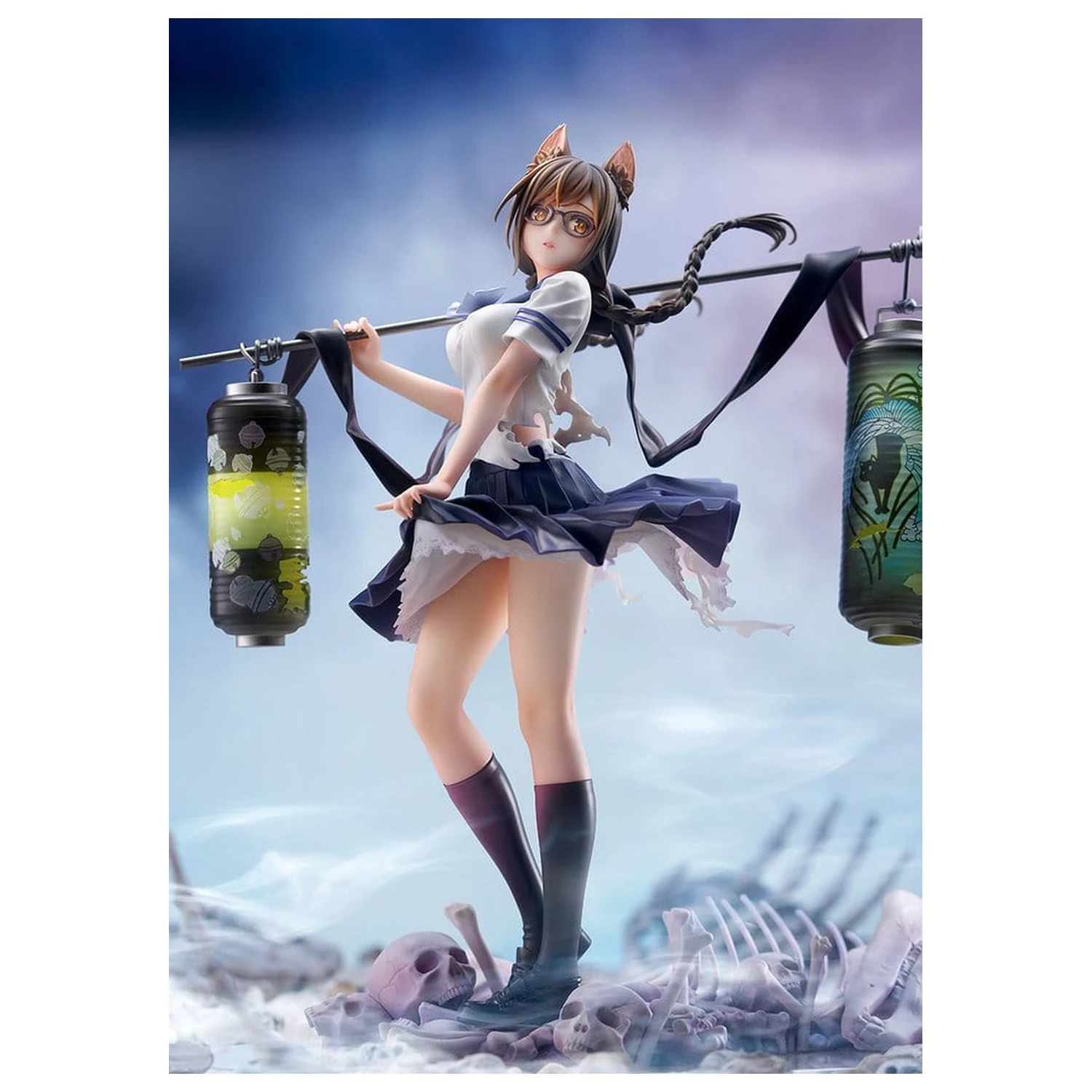 Comics Bakemonogatari PVC figurka 1/7 Tsubasa Hanekawa 26 cm fotografii produktu
