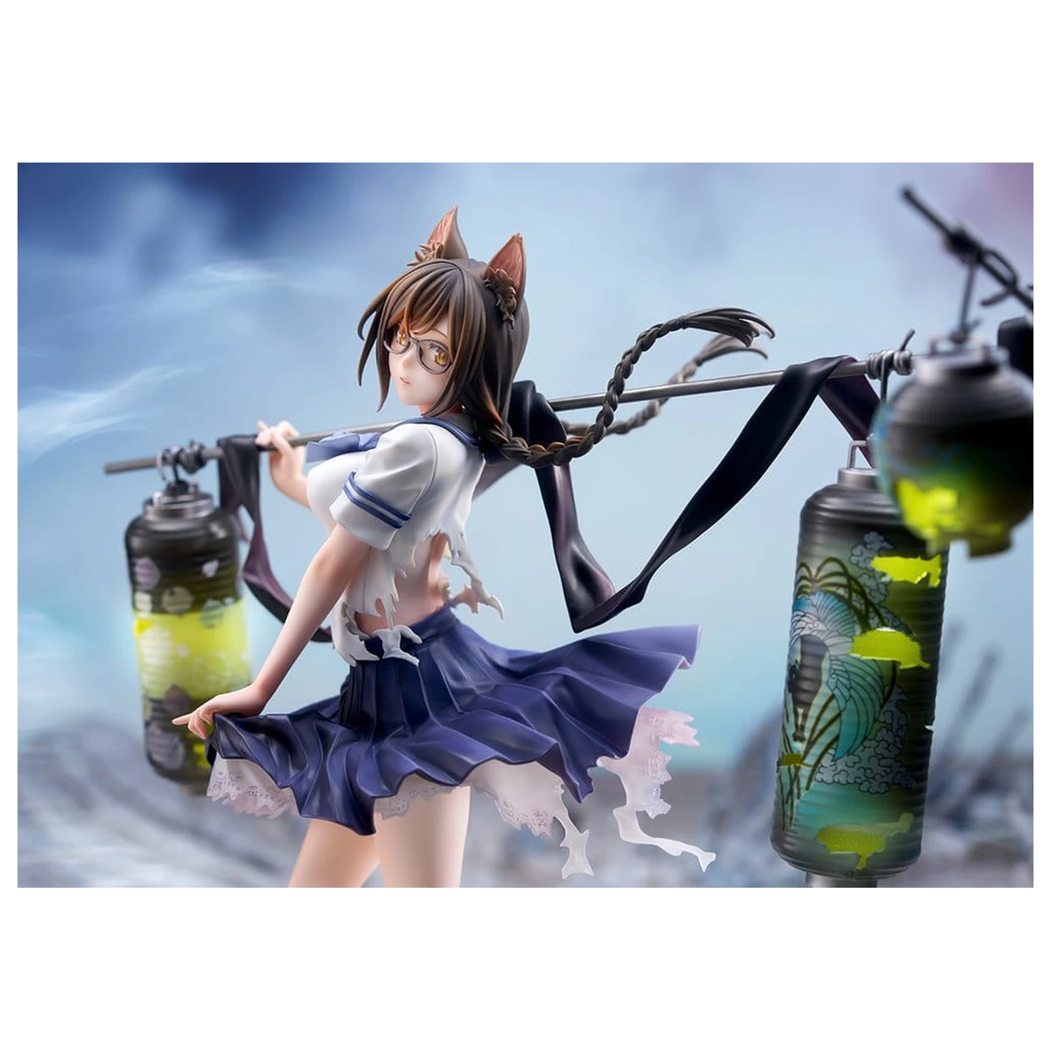 Comics Bakemonogatari PVC figurka 1/7 Tsubasa Hanekawa 26 cm fotografii produktu