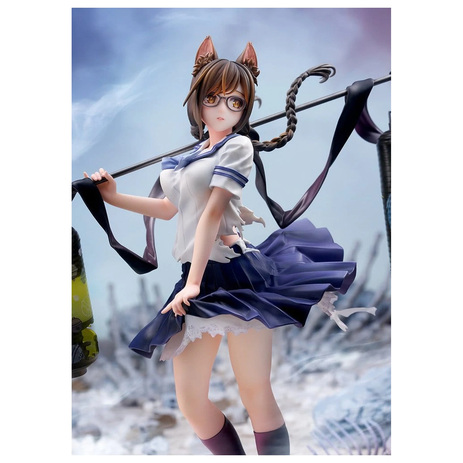 Comics Bakemonogatari PVC figurka 1/7 Tsubasa Hanekawa 26 cm fotografii produktu
