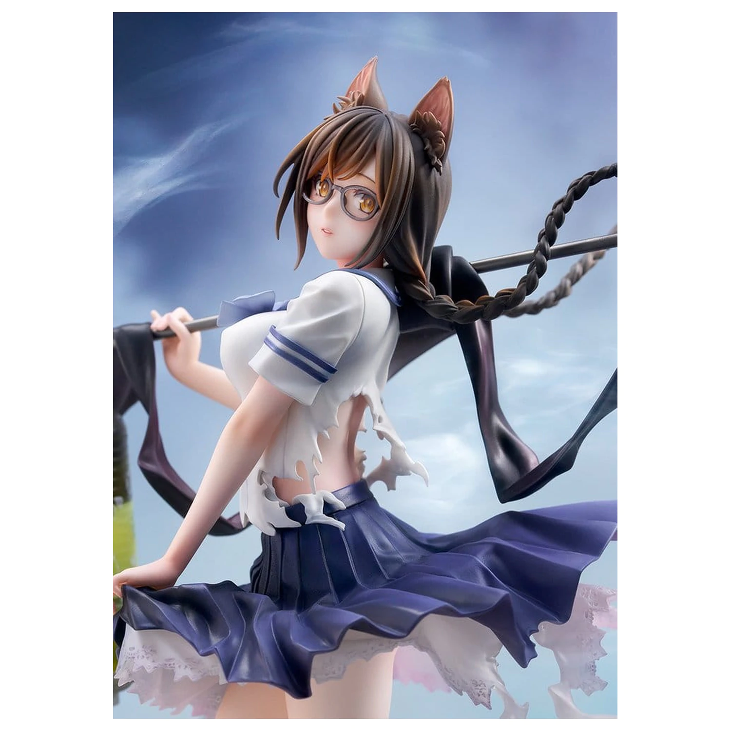 Comics Bakemonogatari PVC figurka 1/7 Tsubasa Hanekawa 26 cm fotografii produktu