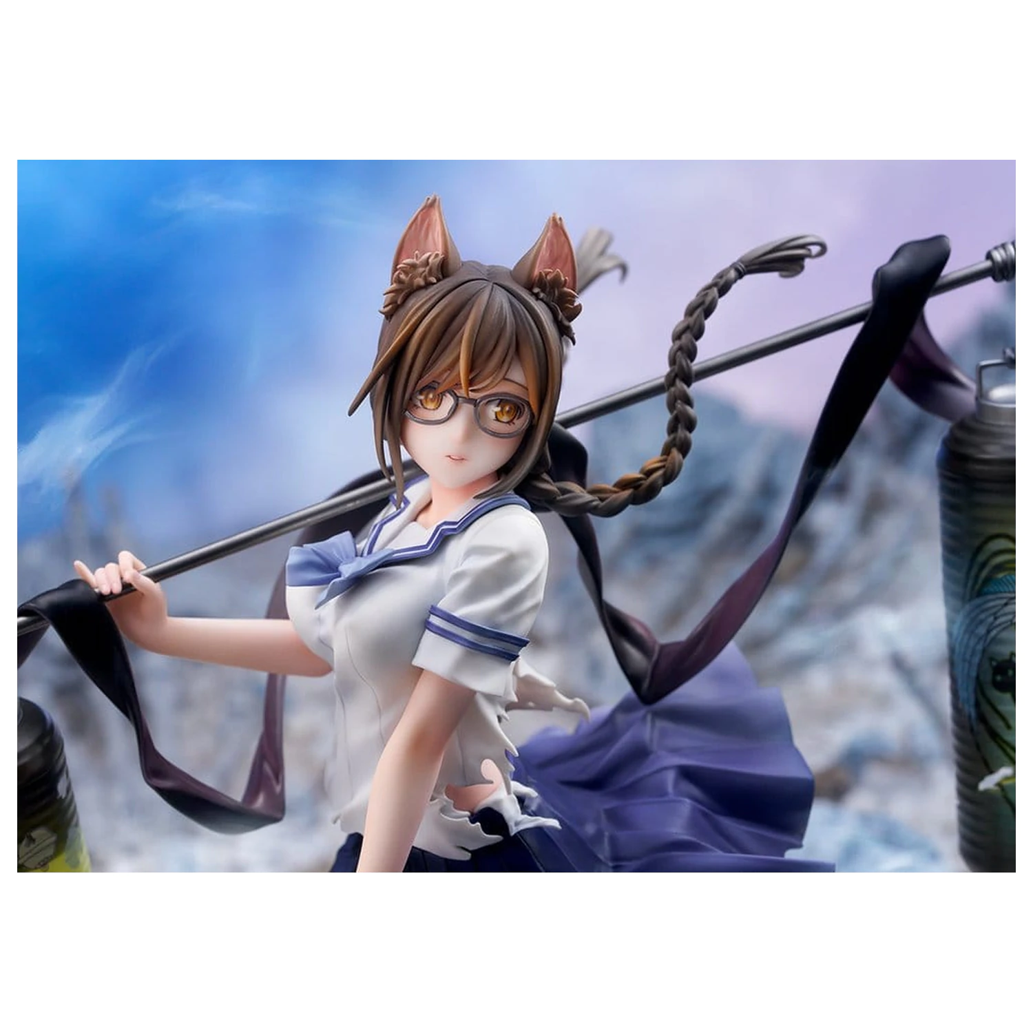 Comics Bakemonogatari PVC figurka 1/7 Tsubasa Hanekawa 26 cm fotografii produktu