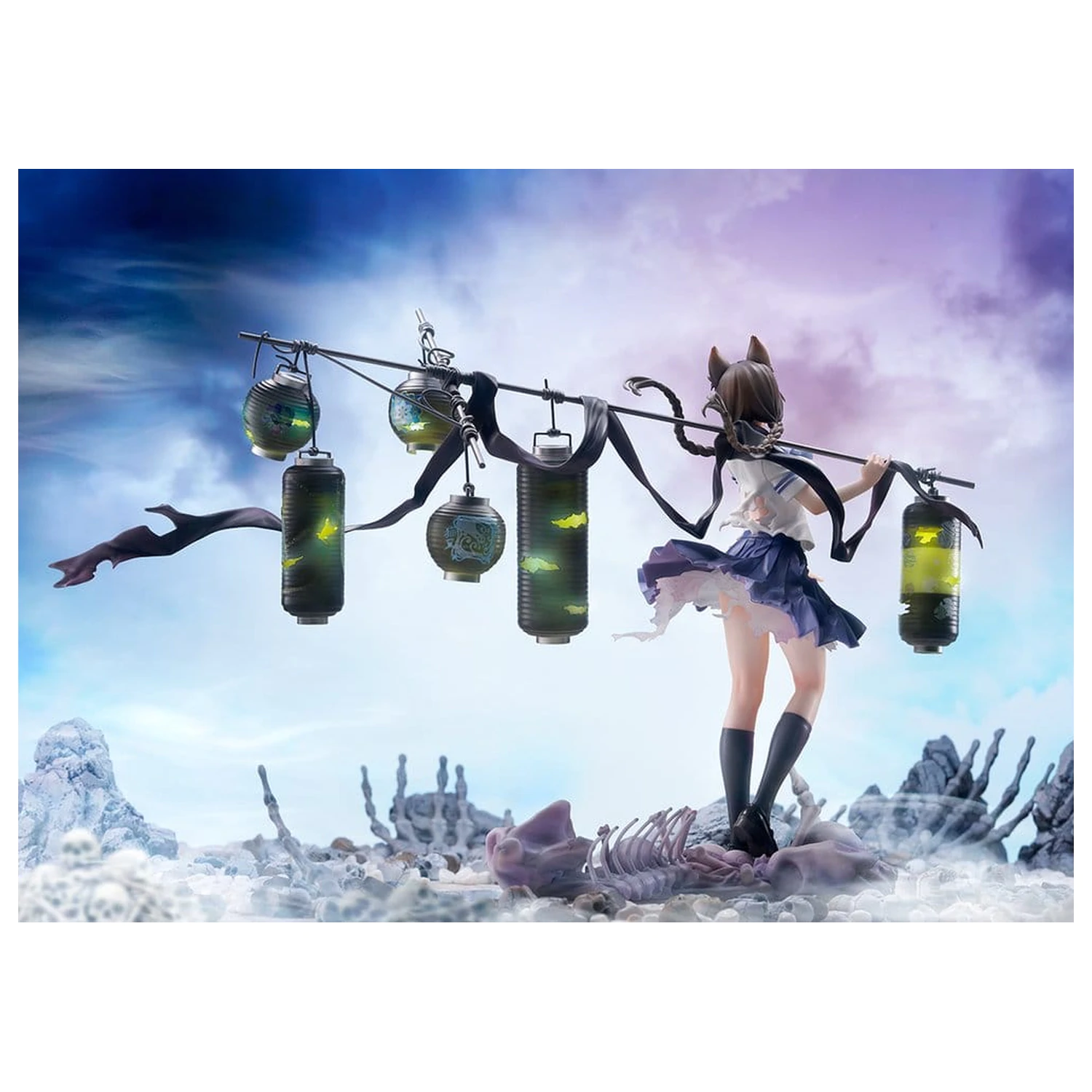 Comics Bakemonogatari PVC figurka 1/7 Tsubasa Hanekawa 26 cm fotografii produktu