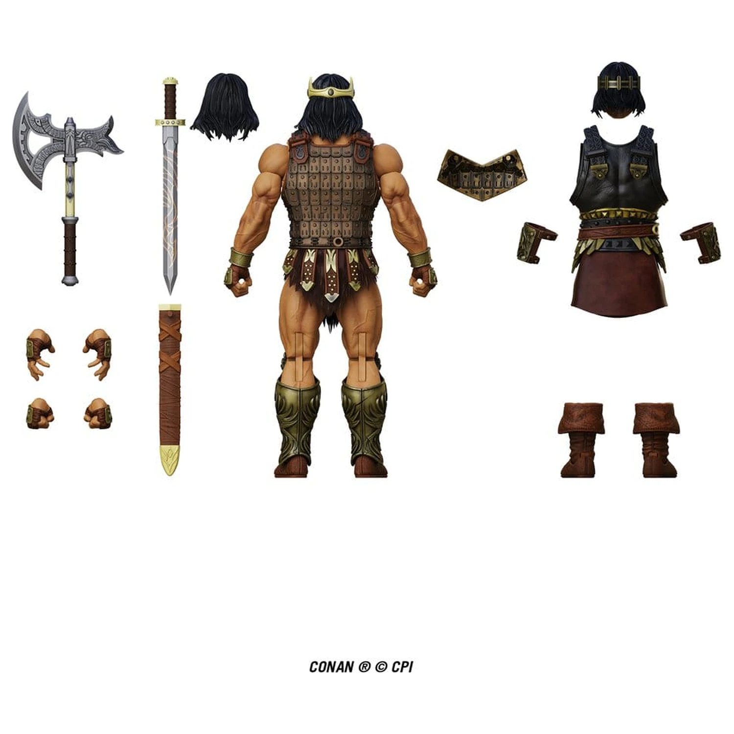 Conan Epic H.A.C.K.S. Akční figurka 1/12 King Conan: Ruler of Aquilonia fotografii produktu