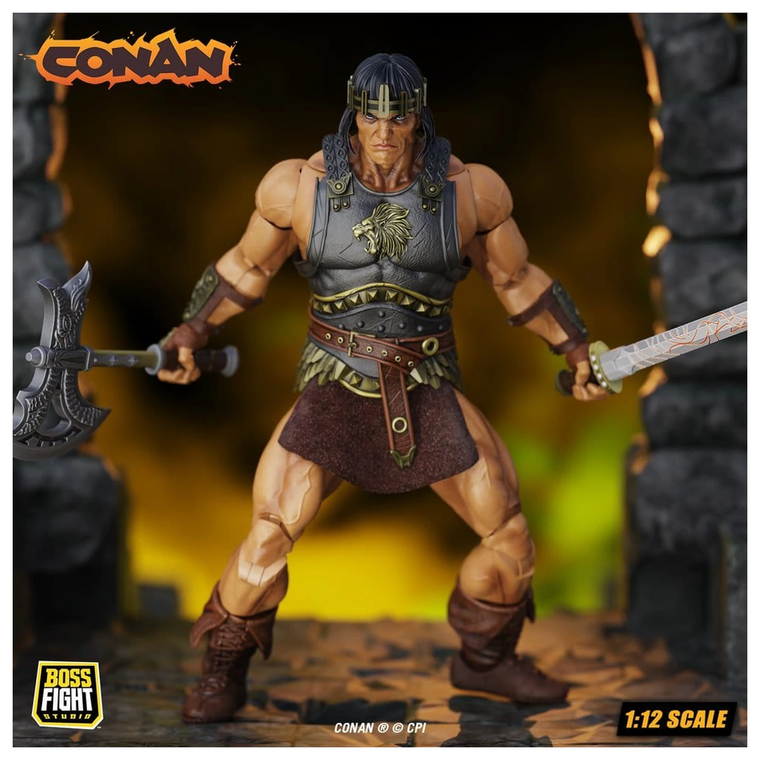 Conan Epic H.A.C.K.S. Akční figurka 1/12 King Conan: Ruler of Aquilonia fotografii produktu