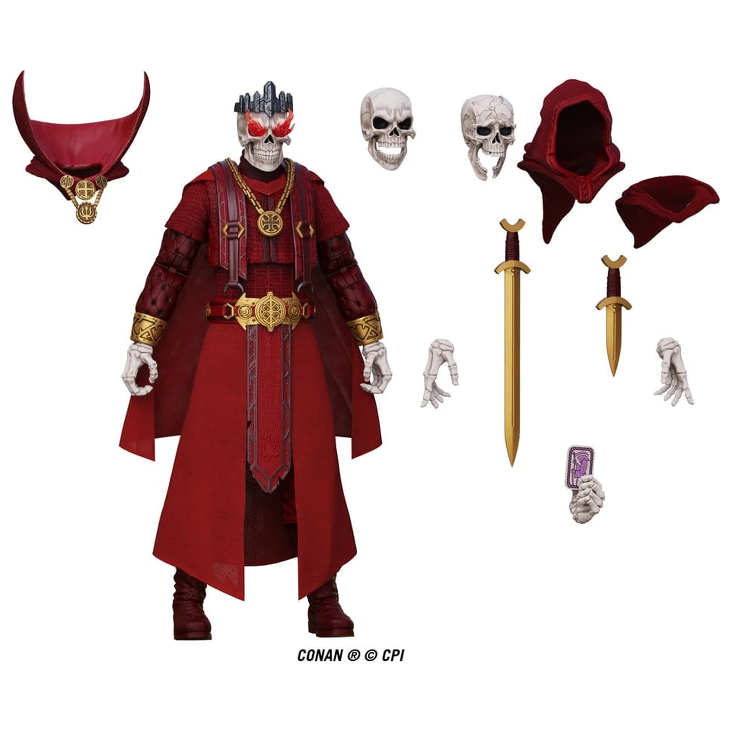 Conan Epic H.A.C.K.S. akční figurka 1/12 Thulsa Doom: Undead Sorcerer fotografii produktu