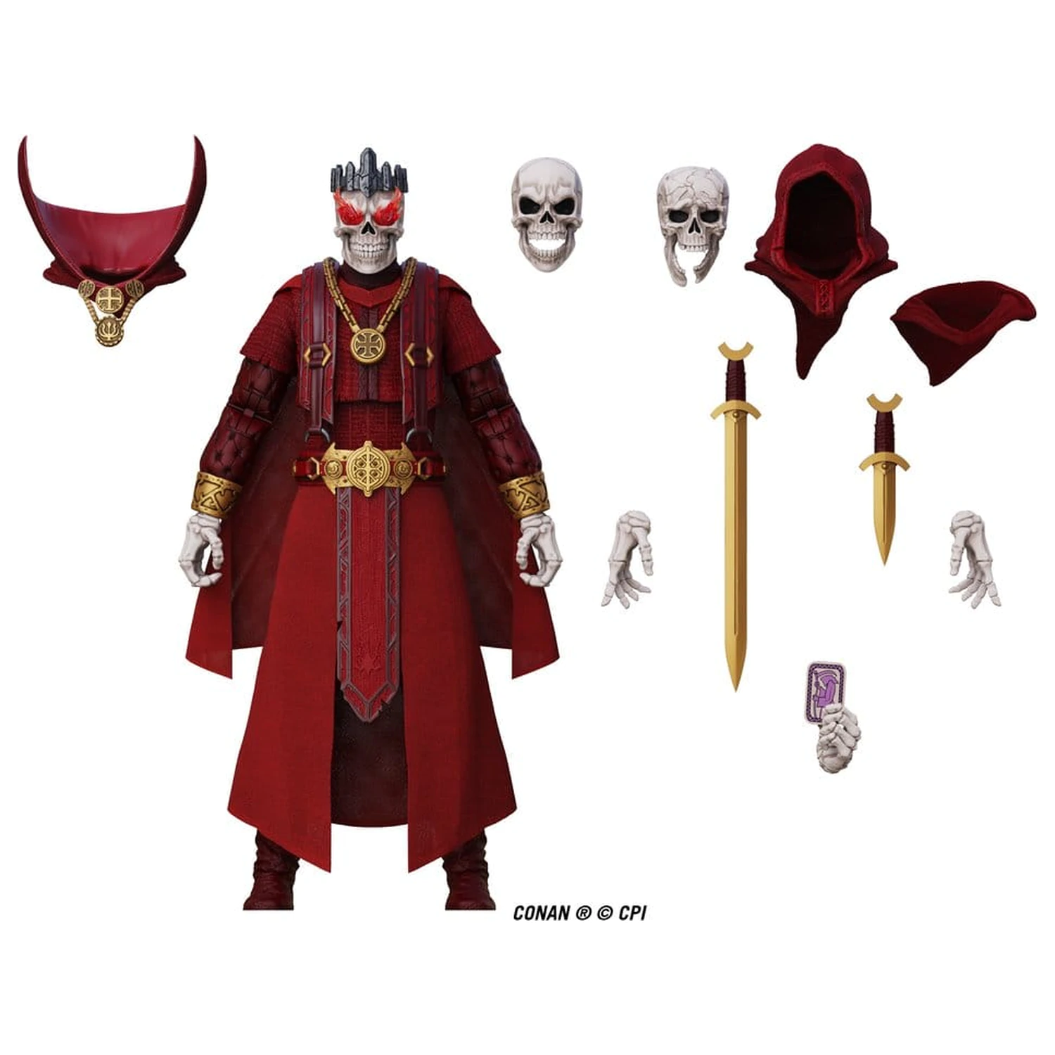 Conan Epic H.A.C.K.S. akční figurka 1/12 Thulsa Doom: Undead Sorcerer fotografii produktu