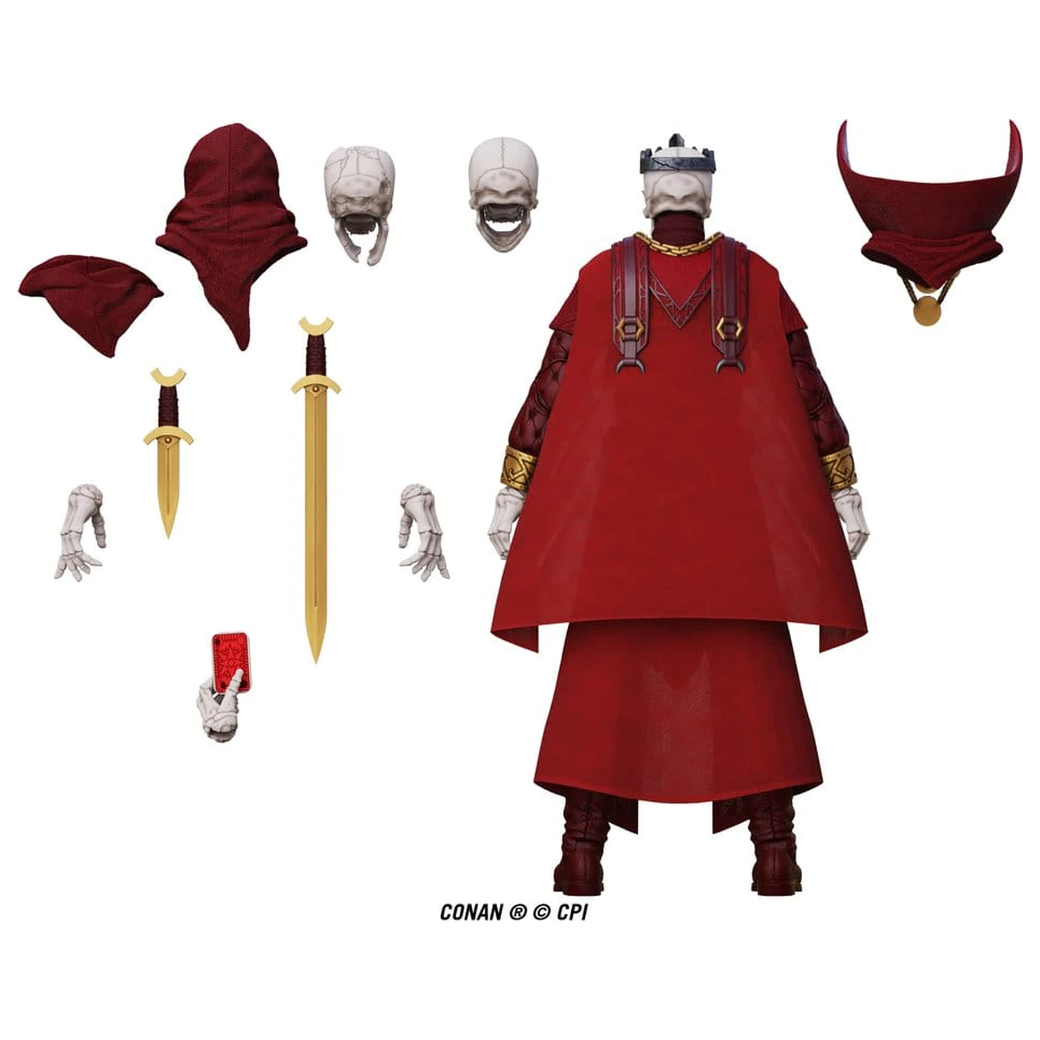 Conan Epic H.A.C.K.S. akční figurka 1/12 Thulsa Doom: Undead Sorcerer fotografii produktu