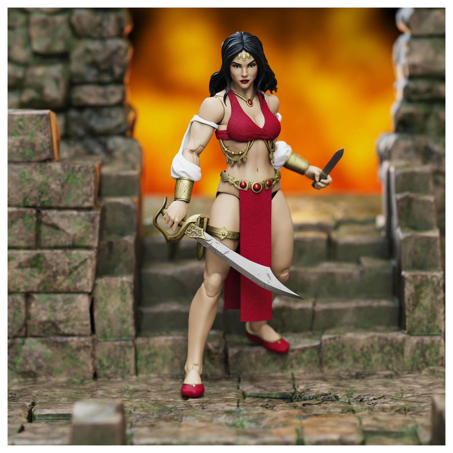 Conan the Barbarian Epic H.A.C.K.S. Akční figurka 1/12 Bêlit: Queen of the Black Coast fotografii produktu