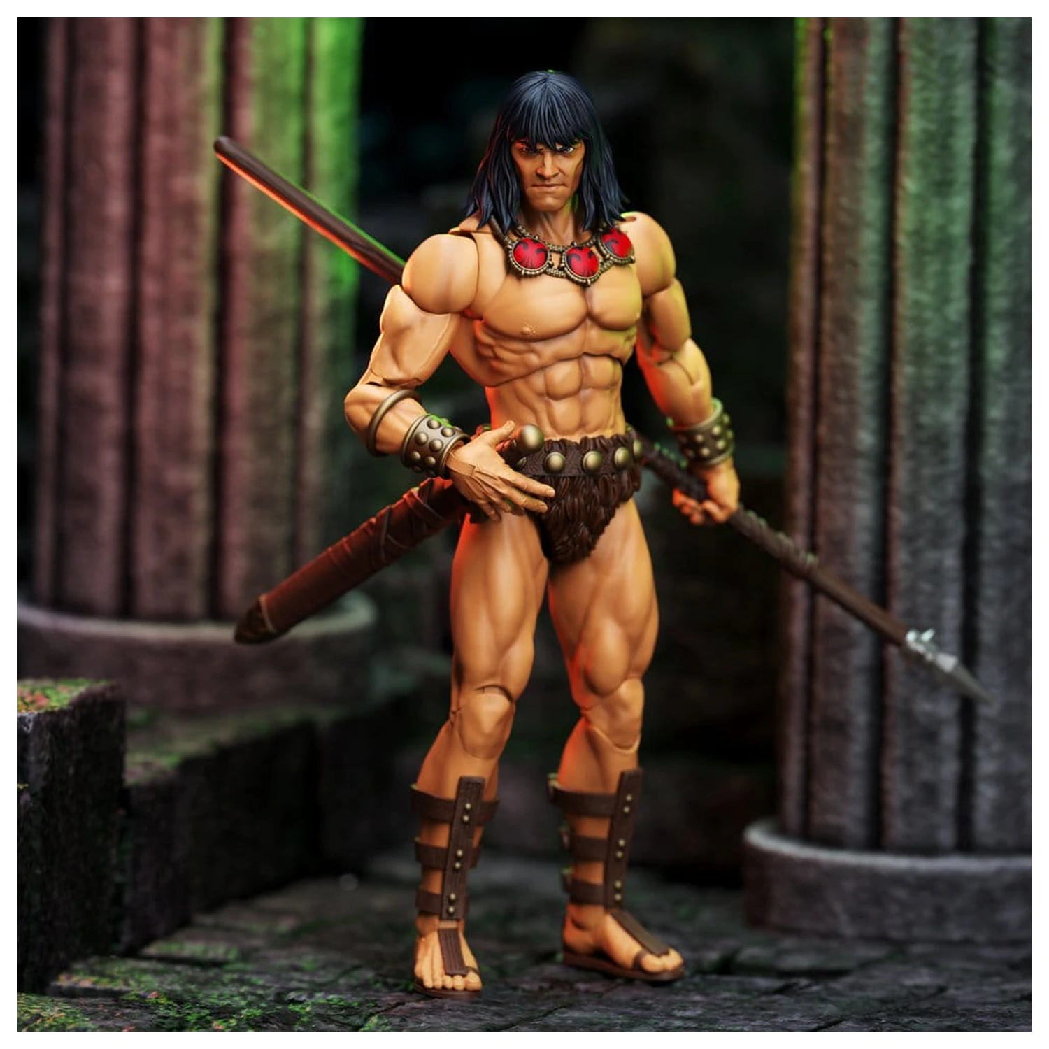 Conan the Barbarian Epic H.A.C.K.S. akční figurky Set Věž slona: Mladý Conan a Yag Kosha fotografii produktu