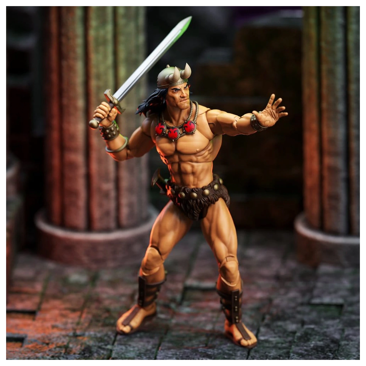 Conan the Barbarian Epic H.A.C.K.S. akční figurky Set Věž slona: Mladý Conan a Yag Kosha fotografii produktu