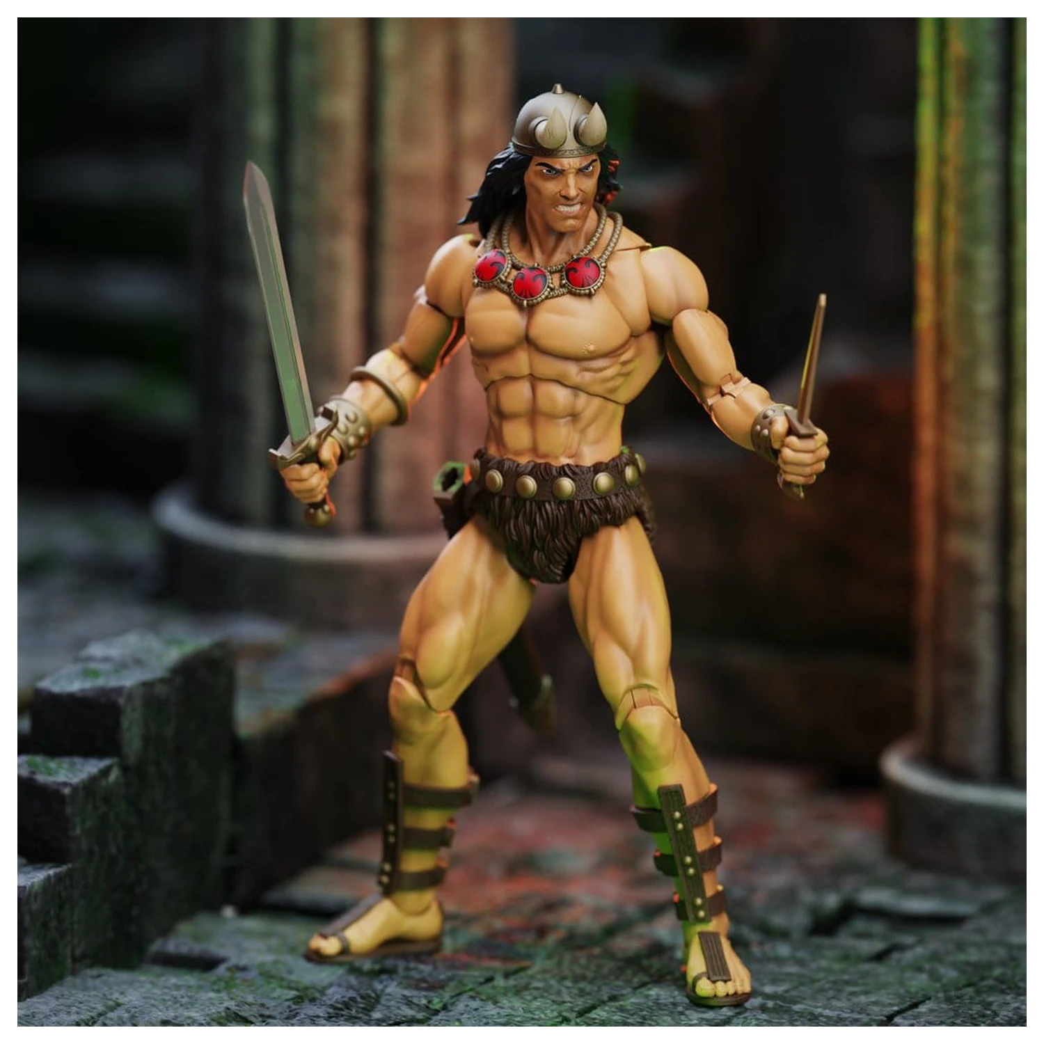 Conan the Barbarian Epic H.A.C.K.S. akční figurky Set Věž slona: Mladý Conan a Yag Kosha fotografii produktu