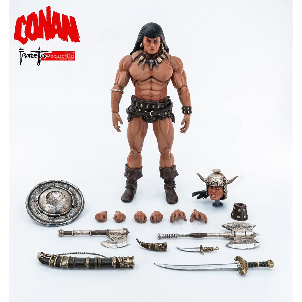 Conan the Barbarian Frazetta Icon figurka 17 cm fotografii produktu