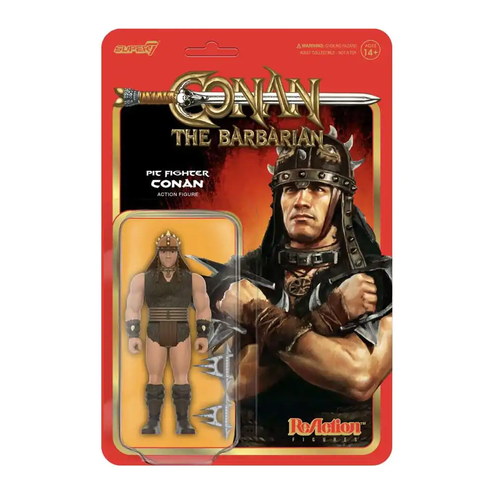 Conan the Barbarian ReAction Akční figurka Vlna 01 Pit Fighter Conan 10 cm fotografii produktu