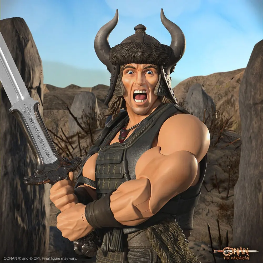 Akční figurka Conan the Barbarian Ultimates Conan (Battle of the Mounds) 18 cm fotografii produktu