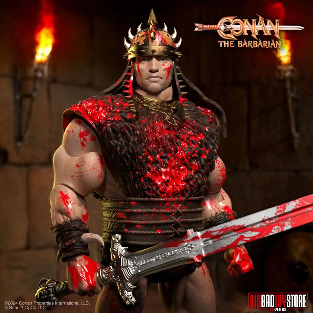 Conan the Barbarian Ultimates akční figurka Conan Blood Soaked Pit Fighter 18 cm fotografii produktu