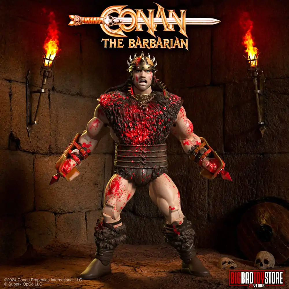 Conan the Barbarian Ultimates akční figurka Conan Blood Soaked Pit Fighter 18 cm fotografii produktu