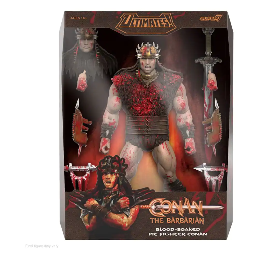 Conan the Barbarian Ultimates akční figurka Conan Blood Soaked Pit Fighter 18 cm fotografii produktu