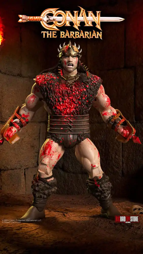 Conan the Barbarian Ultimates akční figurka Conan Blood Soaked Pit Fighter 18 cm fotografii produktu