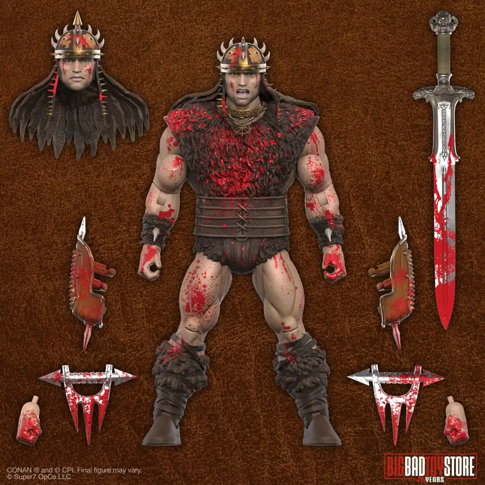 Conan the Barbarian Ultimates akční figurka Conan Blood Soaked Pit Fighter 18 cm fotografii produktu