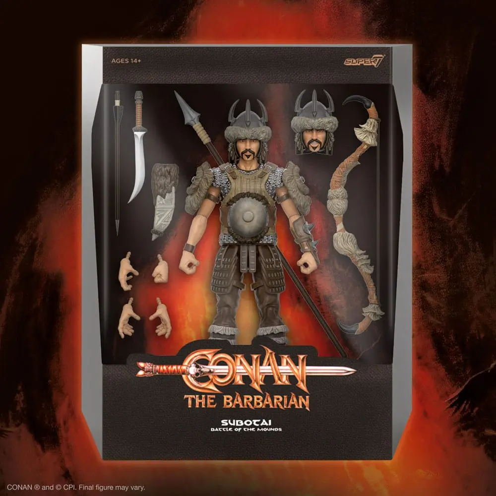 Akční figurka Conan the Barbarian Ultimates Subotai (Battle of the Mounds) 18 cm fotografii produktu