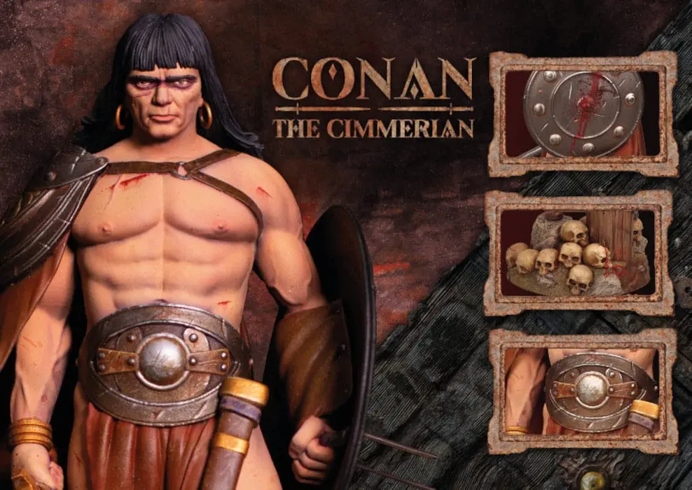 Conan The Cimmerier PVC Socha 1/10 Sanjulián 23 cm fotografii produktu