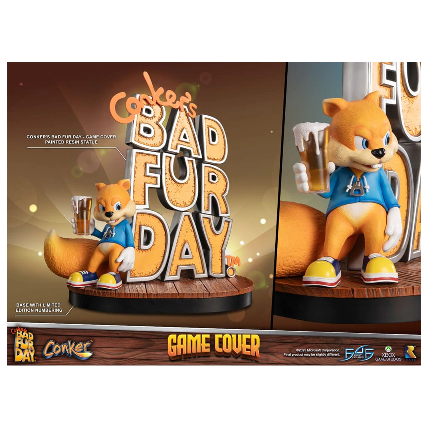 Conker´s Bad Fur Day socha Game Cover Exclusive Edition 45 cm fotografii produktu
