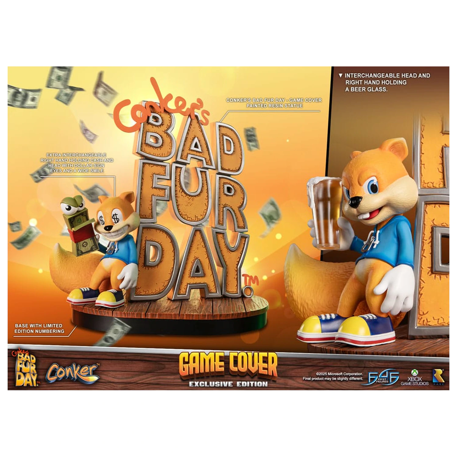 Conker´s Bad Fur Day Socha Game Cover Exclusive Edition 45 cm fotografii produktu