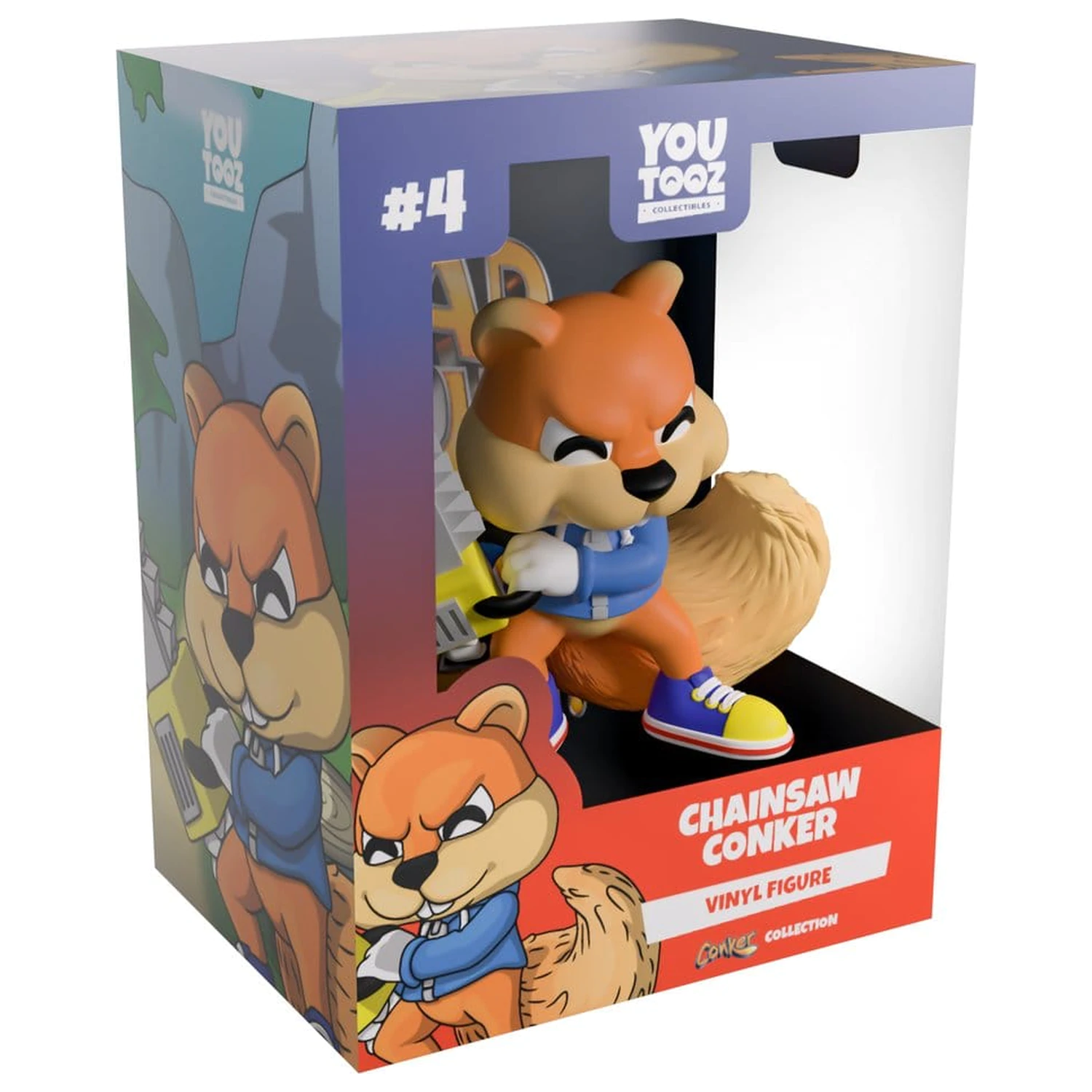 Conker’s Bad Fur Day Vinylová Figurka Chainsaw Conker 8 cm fotografii produktu