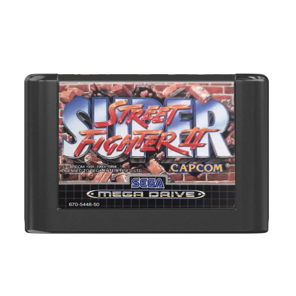 Console Heroes Street Figther Mega Drive diorama  fotografii produktu