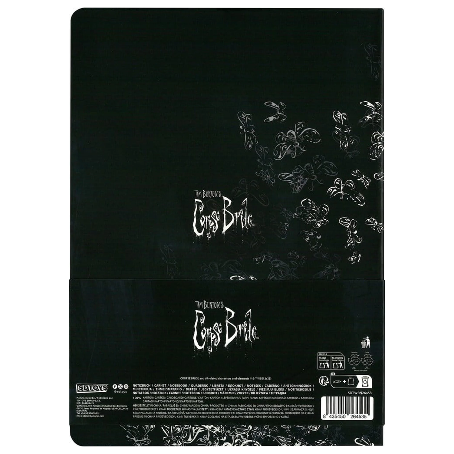 Corpse Bride Softcover Zápisník Emily 21 cm fotografii produktu
