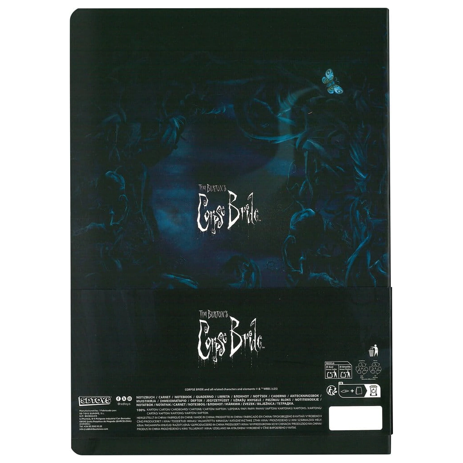Corpse Bride Měkká vazba Notebook Filmový plakát 21 cm fotografii produktu