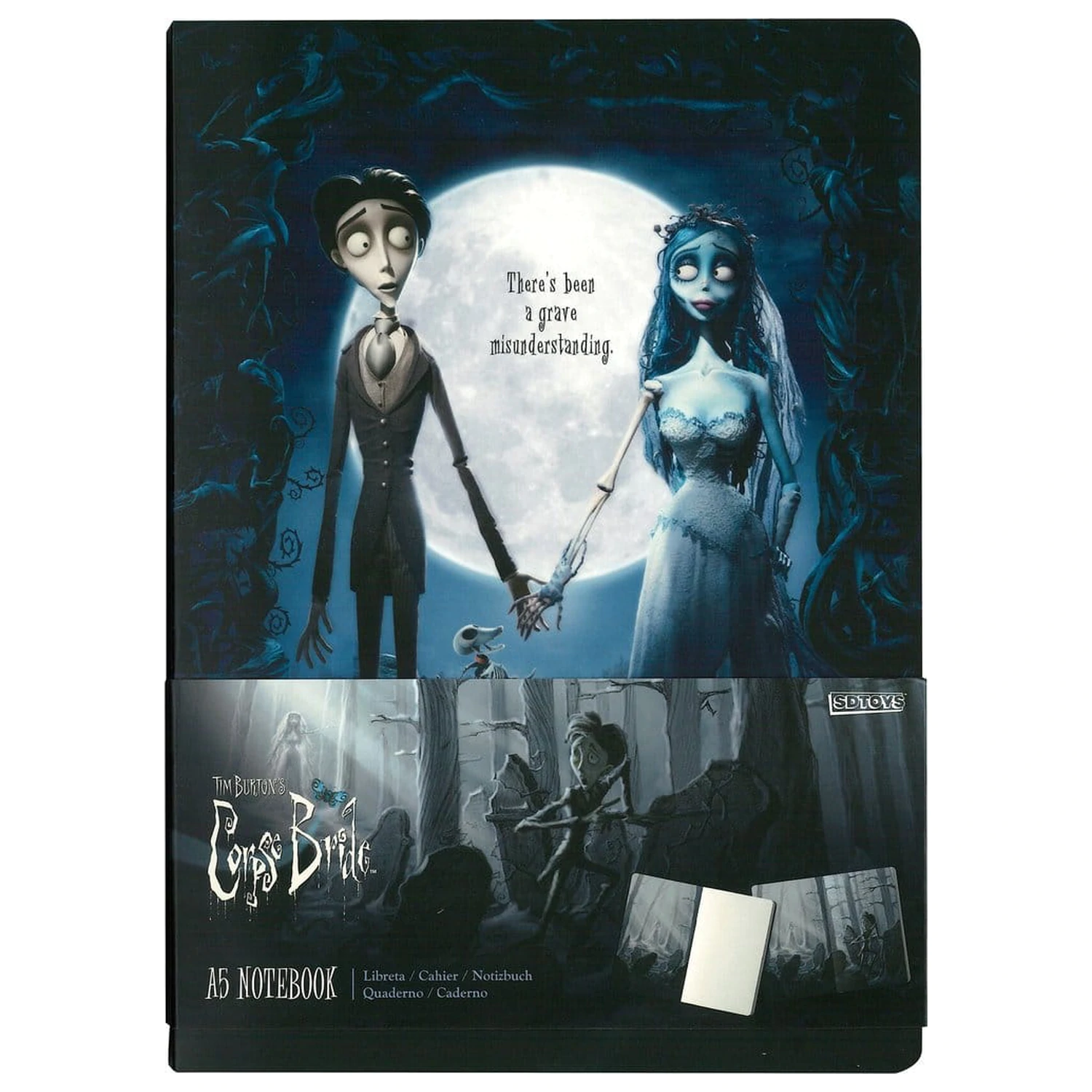 Corpse Bride Měkká vazba Notebook Filmový plakát 21 cm fotografii produktu